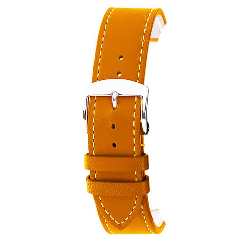 Manhattan Gold Leather Watch Strap 3022004XS02 - Bracelet Rochet