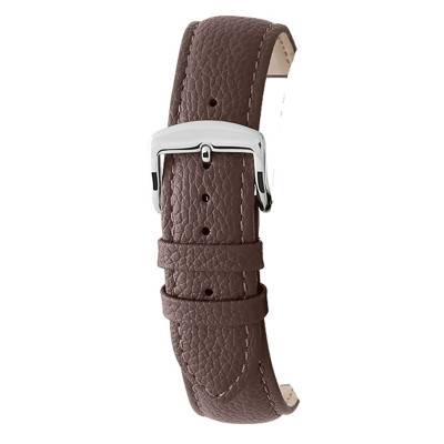 Boston Taupe Leather Watch Strap 6020340 - Bracelet Rochet