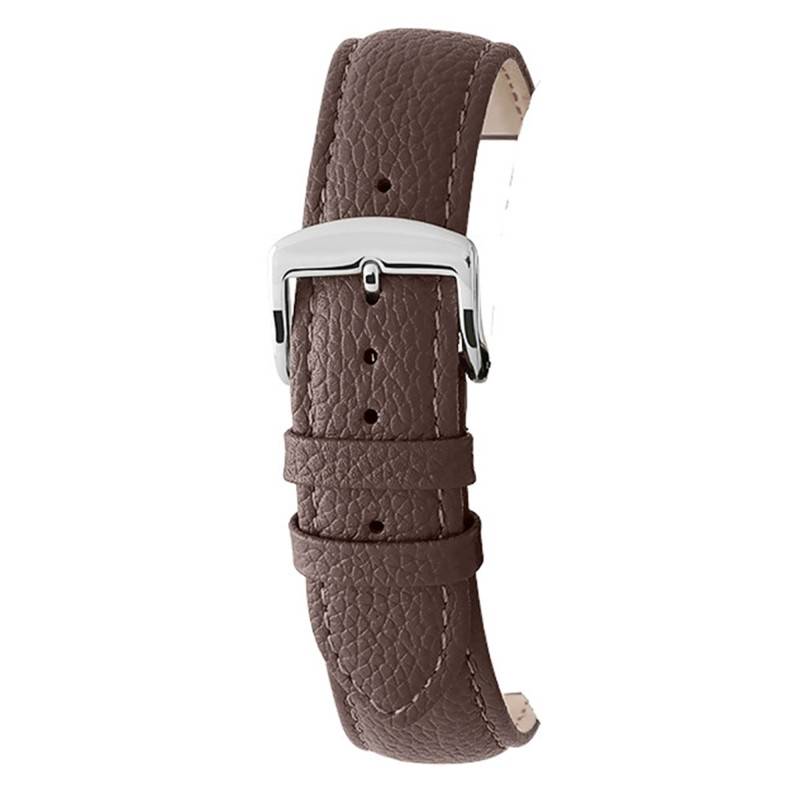 Boston Taupe Leather Watch Strap 6020340 - Bracelet Rochet