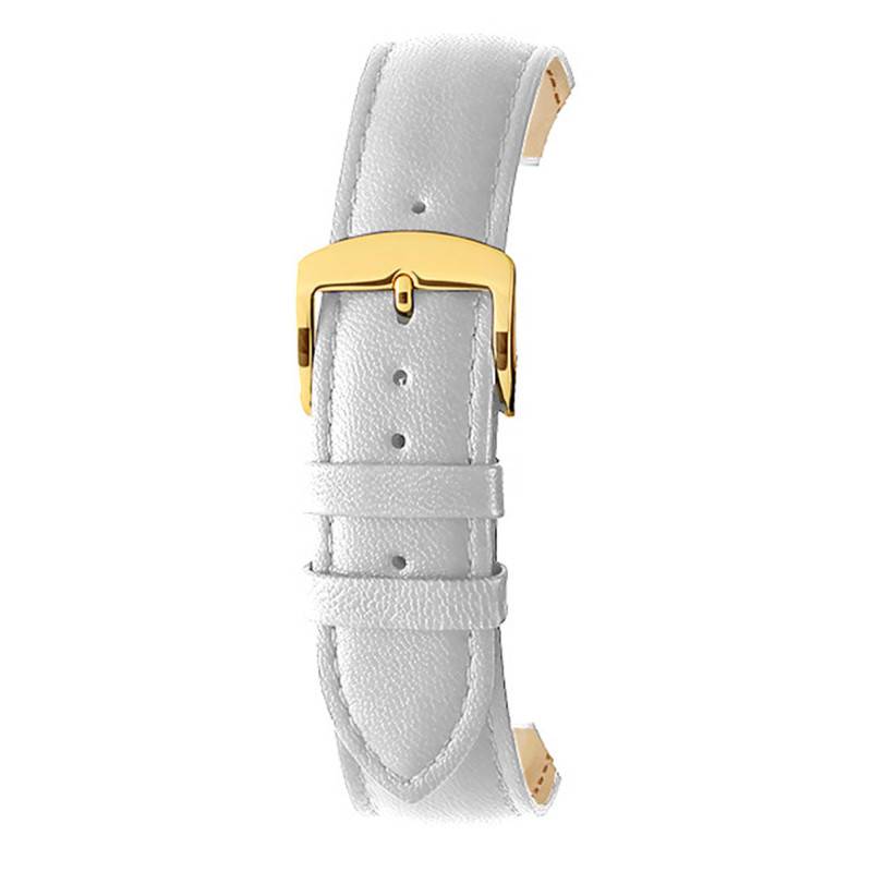 Screen White Lambskin Leather Watch Strap 6330702 - Bracelet Rochet