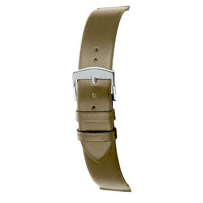 Bracelet de montre Trendy Cuir Agneau Kaki 6340040 - Bracelet Rochet