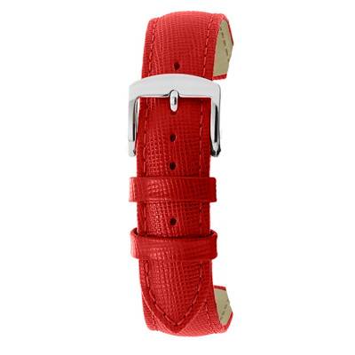 Soho Red Leather Watch Strap 6012005 - Bracelet Rochet