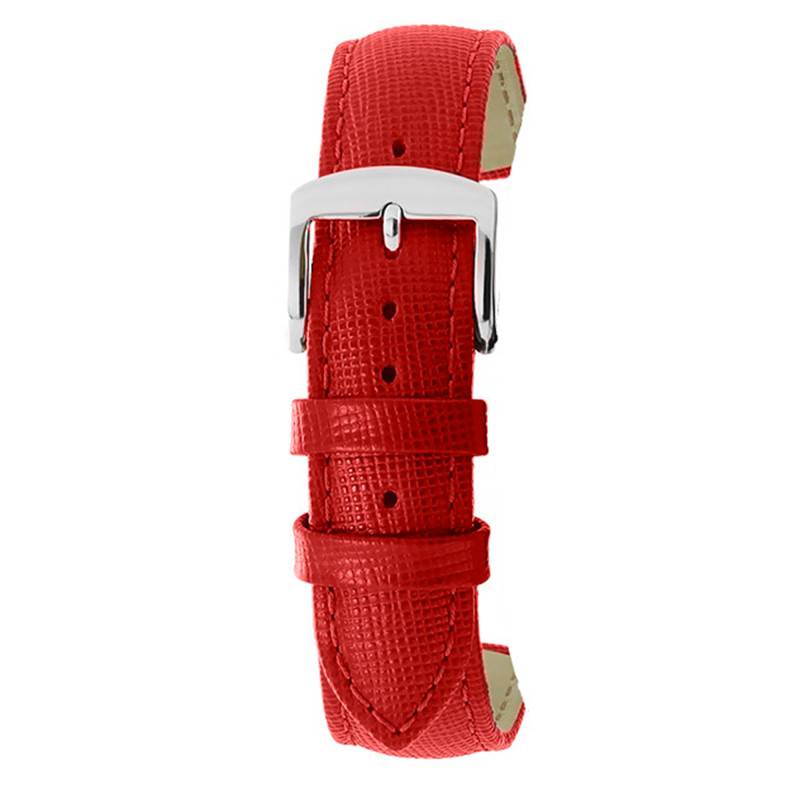 Soho Red Leather Watch Strap 6012005 - Bracelet Rochet