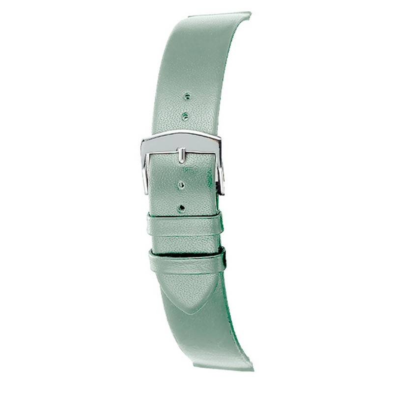Trendy Light Green Leather Watch Strap 6340018 - Bracelet Rochet