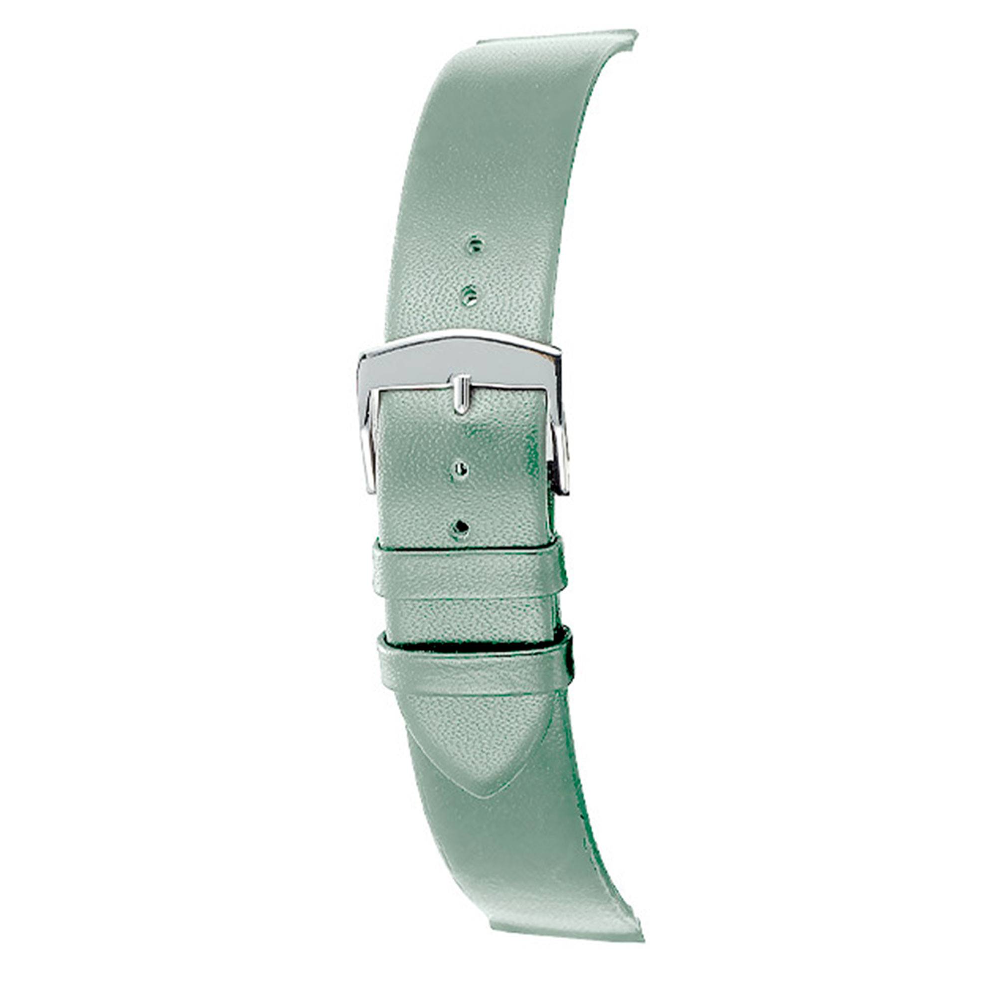 Bracelet De Montre Cuir Véritable Vert – Style Requin, Largeur 18 Mm, Fait Main, Vintage, Luxe