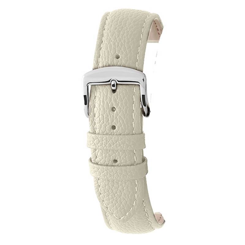 Boston Beige Leather Watch Strap 6020313 - Bracelet Rochet