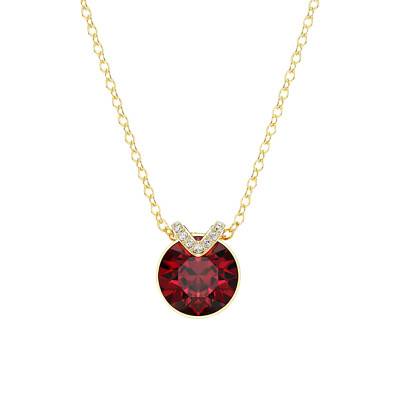 Collier Bella V Métal Doré & Cristaux Bicolores, Longueur 38 à 43 cm - 5724287 - Swarovski