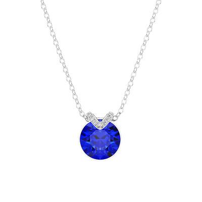 Collier Bella V Métal Rhodié & Cristaux Bicolores, Longueur 38 à 43 cm - 5724286 - Swarovski