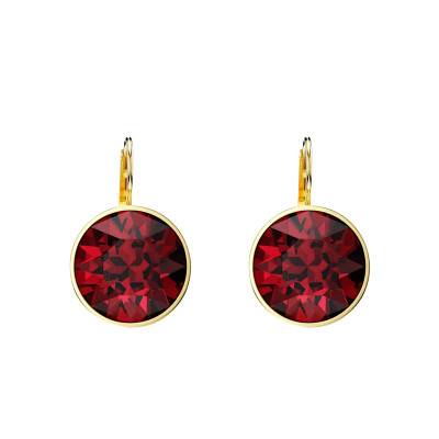 Boucles d'oreilles Bella Métal Doré & Cristaux Rouges - 5724288 - Swarovski