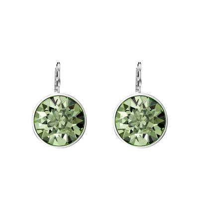 Boucles d'oreilles Bella Métal Rhodié & Cristaux Verts - 5724291 - Swarovski