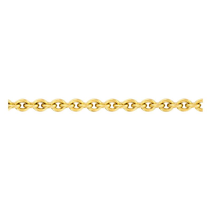 Yellow Gold 750 Cable Chain, Length 45 cm - Buelling