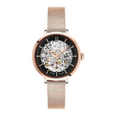 Montre Automatic PVD or rose/noir Maille Milanaise 313B938 - Pierre Lannier