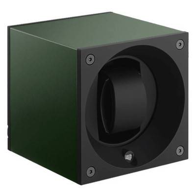 Masterbox Aluminum Green Dark Watch Winder - SwissKubik