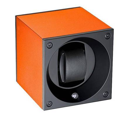 Masterbox Aluminum Orange Watch Winder - SwissKubik
