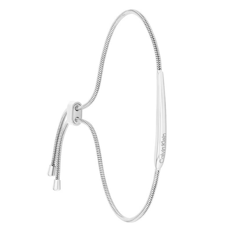 Steel Bracelet Elongated Drops, Length 16 cm to 18.5 cm - 35000341 - Calvin Klein