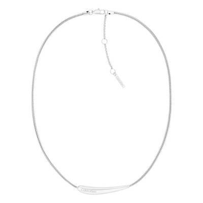 Stainless Steel Elongated Drops Necklace, Adjustable Length 40 cm to 45 cm - 35000338 - Calvin Klein