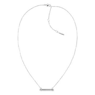 Collier Sculptural - Gris - 35000013, Longueur 50 cm à 55 cm - Calvin Klein