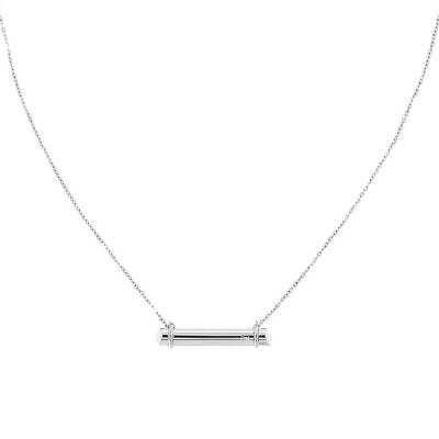 Collier Sculptural - Gris - 35000013, Longueur 50 cm à 55 cm - Calvin Klein