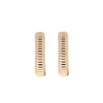 Rose Steel Huggie Earrings, Diameter 18,50 mm - 35000033 - Calvin Klein