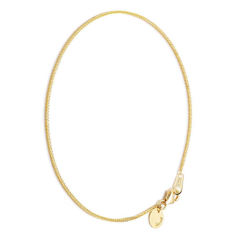 750 Yellow Gold Absolute Bracelet, Length 18 cm, Width 1.80 mm - Caterina B