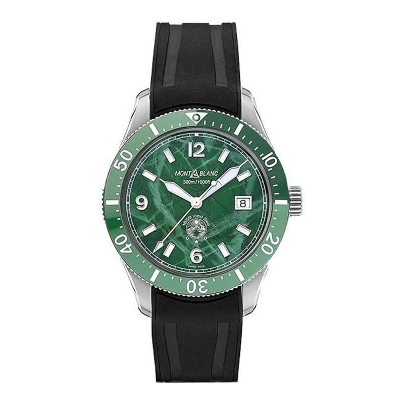 Montblanc 1858 Iced Sea Automatic Date Green Watch MB129765 - Montblanc