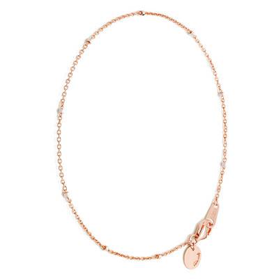 750/1000 Rose Gold Saturn Bracelet, 18 cm Length - Caterina B