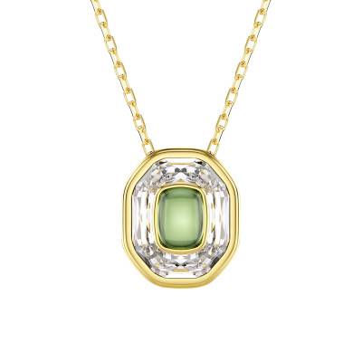 Collier Chroma Métal Doré & Cristaux, Longueur 38 à 45 cm - 5705580 - Swarovski