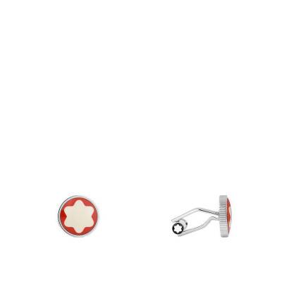 Red Héritage Cufflinks 129956 - Montblanc