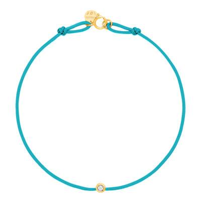 Energy Color-Choice Cord Bracelet in Yellow Gold, 17.50 cm - Caterina B