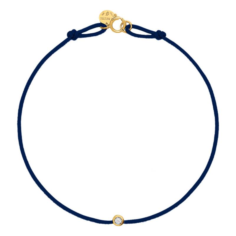 Energy Color-Choice Cord Bracelet in Yellow Gold, 17.50 cm - Caterina B