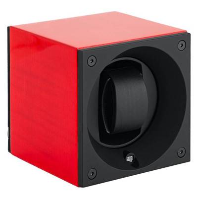 Ecrin Rotatif Masterbox Érable Sycomore Rouge - Swiss Kubik
