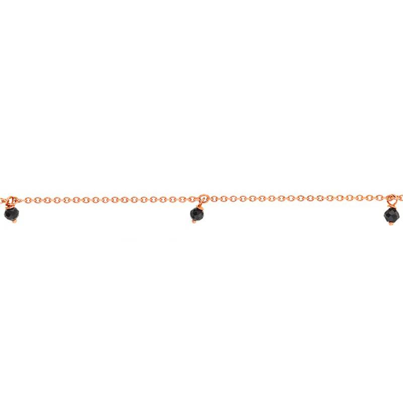 750 Rose Gold & 5 Spinels Bracelet, 18.50 cm - Caterina B