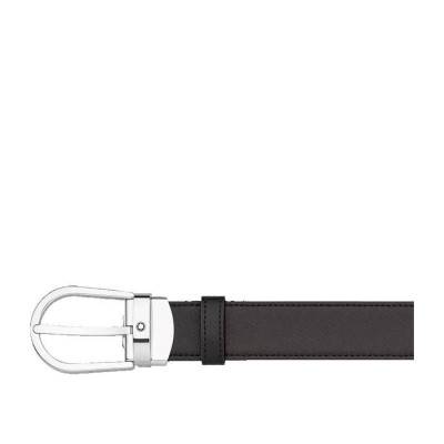 Ceinture affaires réversible noire & marron 113834 - Montblanc
