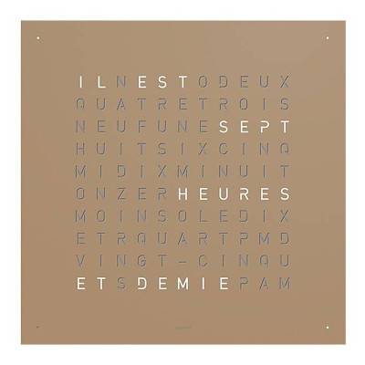 Qlocktwo Classic : Hazelnut QT4SEH (Suédois) - Qlocktwo