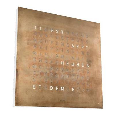 Qlocktwo Classic Creator's Edition : Silver Gold QT4NLSG (Néerlandais) - Qlocktwo