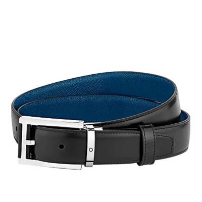 Ceinture affaires réversible noire & bleu, 126009 - Montblanc