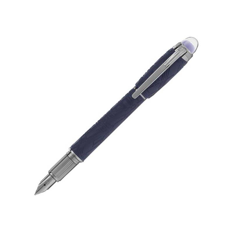 StarWalker SpaceBlue Resin Fountain Pen M MB130211 - Montblanc