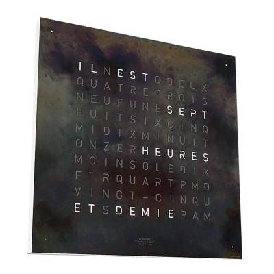 Qlocktwo Classic Creator's Edition : Raw Iron QT4NLRI (Néerlandais) - Qlocktwo