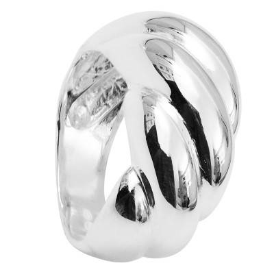 925 Silver Twisted Ring - Clio Blue