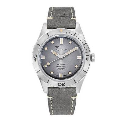 Super-Squale Sunray Grey Leather SUPERSSG.PG Watch - Squale