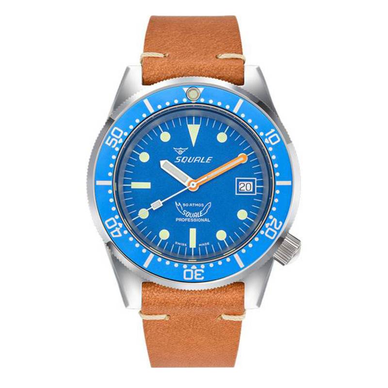 1521 Ocean Leather 1521OCN.PC Watch - Squale