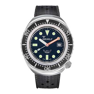 2002 Black Round Dots Watch 2002.SS.BK.BK.HT - Squale