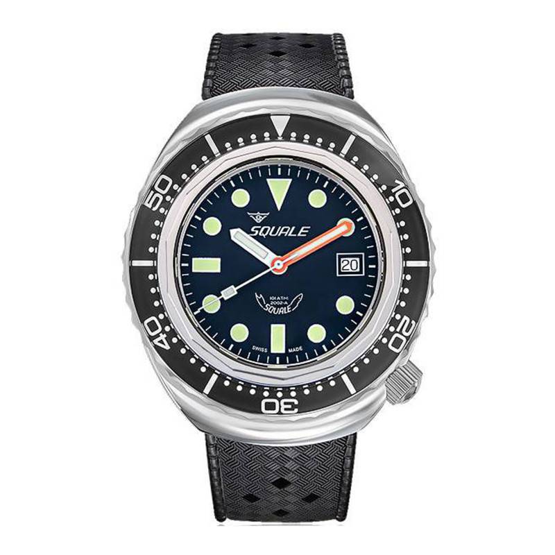 2002 Black Round Dots Watch 2002.SS.BK.BK.HT - Squale