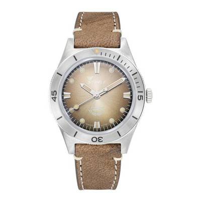 Super-Squale Sunray Brown Leather SUPERSSBW.PBW Watch - Squale