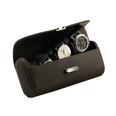 Pochette pour montres Noir 04064.BSIL - Scatola del Tempo