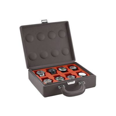 Boîte à montres Valigetta 8 Grey/Orange 05013.GASIL - Scatola del Tempo