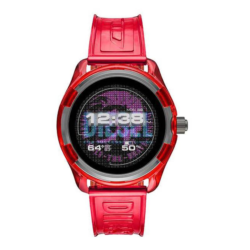 Red Silicone Fadelite Smartwatch DZT2019 - 
