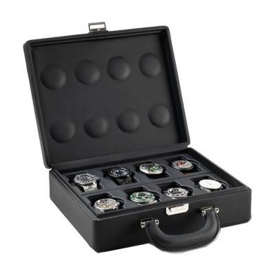 Boîte à montres Valigetta 8 Black 05013.BSIL - Scatola del Tempo