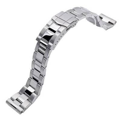 Strapcode Super-O Boyer SS221805P2S019S 316L Stainless Steel Watch Bracelet 22mm - Strapcode