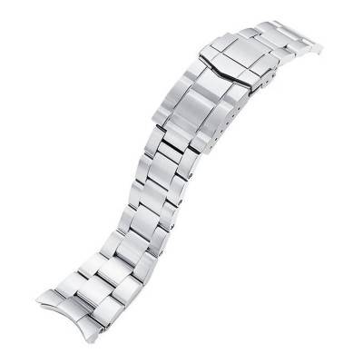 Super-O Boyer SS221805B115 316L Stainless Steel Watch Bracelet 22mm - Strapcode